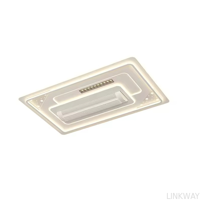 Wholesale   Hotel Bedroom Living Room Decorative Recessed Smart Bladeless LED Ceiling Fan With Light and Remote