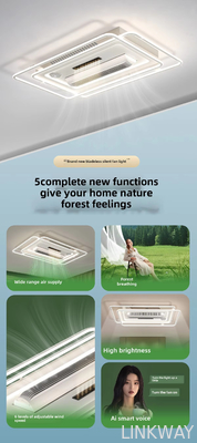 wholesale   Ceiling Fan with Light Remote Control for Bedroom Livingroom Dining Eye Protection Silent Fans Lights