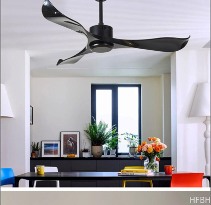 Factory 3 Blade LED Light Ceiling Fan with Remote Control Waterproof Outdoor Design for Hotels Budget-Friendly