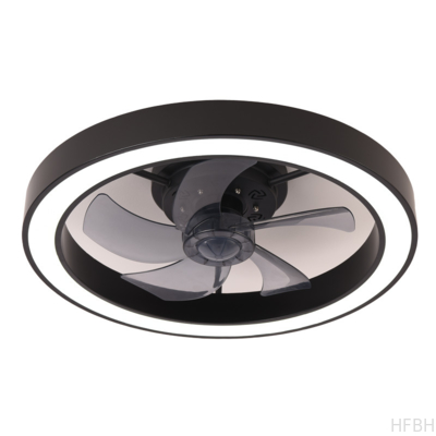 Factory Remote APP Control Smart Low Profile Ceiling Fan Light Flush Mount LED Ceiling Light 6 Wind Speeds New Technology Ceiling Fans