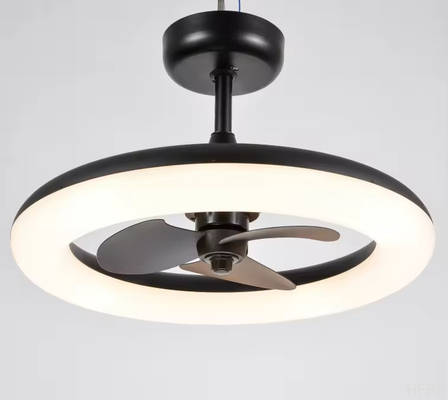 Retro Industry Ceiling Fan Light Modern LED Ceiling Fan With Light Remote Control Fan Lamp
