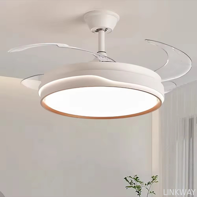 wholesale  Multifunctional Iron+ABS+Acrylic Environment-friendly 18W Ceiling Fan Light