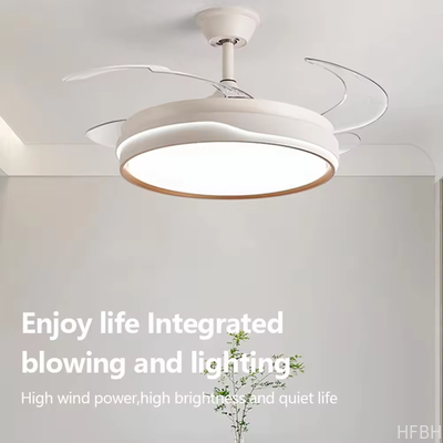 Multifunctional Iron+ABS+Acrylic Environment-friendly 18W Ceiling Fan Light