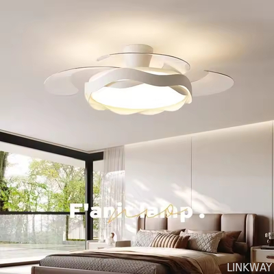 Wholesale  Factory Wholesale  42-Inch High-End Ceiling Fan With Mute Light Simple Short ABS Blades DC Power Source