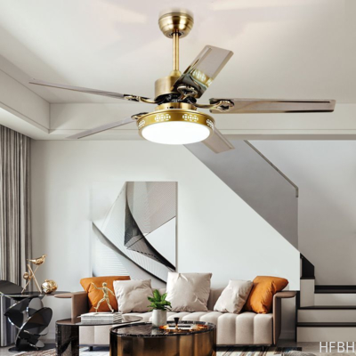 Sitting Room Ceiling Fan With Light Modern Decorative Ceiling Fan With Led Lights