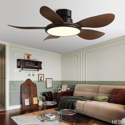 52 Inch Retro LED Inverter Ceiling Fan With Night Light Modern Design