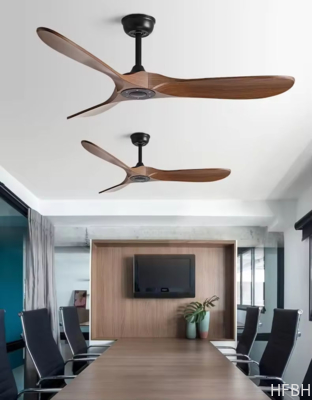HFBH Model 666 42/52/60/72 Inch ABS Blade AC/DC Customize Tuya Wifi Smart Motor Remote Control Modern 3 Blade Ceiling Fan