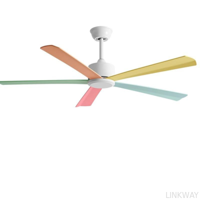 42/52/56 Inches Remote Dc Plywood Blade Fashion Design Modern Living Room Kitchen Coffee Shop Ceiling Fan No Light