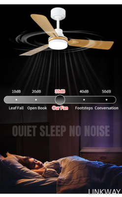 Factory Direct Ceiling Fans with Lights and Remote Dimmable 3CCT Reversible BLDC Motor ABS Blades for Bedroom Living Room