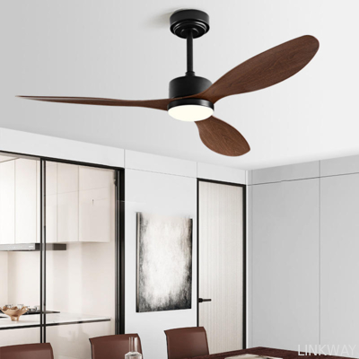 Led Ceiling Fan Simple Rose Gold Design Fancy Plastic Ceiling Fan with Remote Control