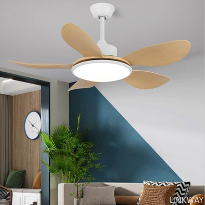 110V-240V Retro Ceiling Fan With Light , Modern Ceiling Fan With Remote Control