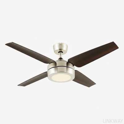 Wholesale 4 Metal Blade Household Modern Ceiling Fan LED Light 70W Power Consumption