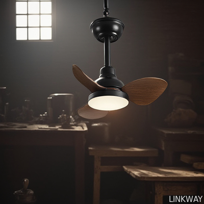 Factory 110-220V Modern Design Style Home Ceiling Fans With Iron Or Plywood Lamp Body Material And 80 Ra