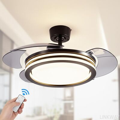 Dimmable LED Ceiling Fan Lights Remote Control Modern Style Ideal for Enhancing Ambiance and Comfort in Various Settings