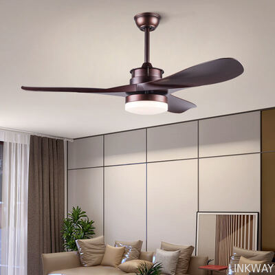 ABS Fan 46 Inch Modern Design Ceiling Fan With Lamp Remote Control 3 Blades Ceiling Fan Lights Ventilador De Techo Con Luz