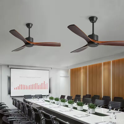 Modern Designer Decorative Chandelier Vintage Bedroom Luxury Wood Ceiling Light Remote Control Ceiling Fan Chandelier