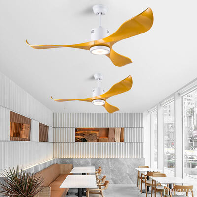 In Stock 52 Inch Bldc Ceiling Fan Modern 3 Abs Blades Chandelier LED Ceiling Fans With Light Ventilador De Techo