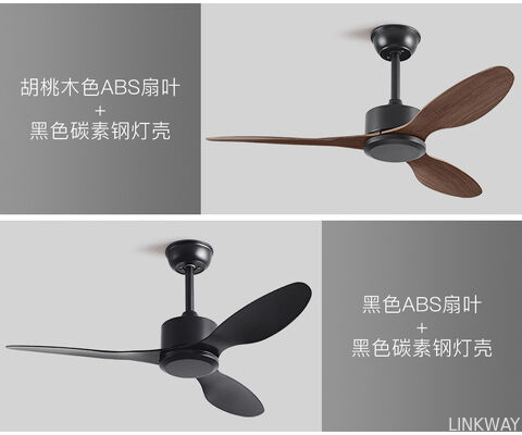 52 48 Ceiling Fan Decorative Modern Smart White Black  Ceiling Fan Without Light