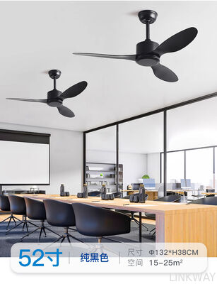 52 48 Ceiling Fan Decorative Modern Smart White Black  Ceiling Fan Without Light