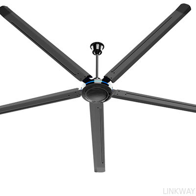 Industrial 80 100 120-Inch Aluminum DC Motor Ceiling Fan with 6 Blades Remote Control