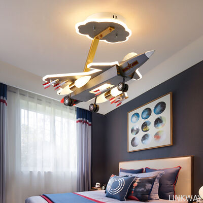 Modern Designer LED Industrial Ceiling Light Chandelier Smart Remote Control Helicopter Fan 0 Blades Living Room Application