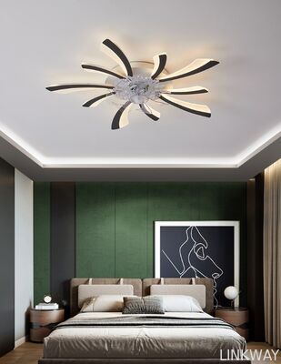 LED Ceiling Chandelier Modern Luxury Living Room Dining Room Kitchen Bedroom Decorative Art Ceiling Fan Light