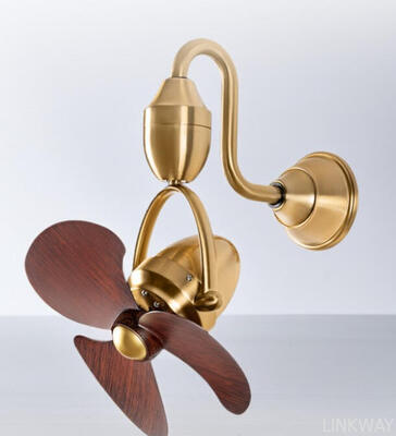 Oscillating Wall-mounted Ceiling Fan 3-Blade ABS Remote Control Outdoor Use BLDC Motor & Quiet Design