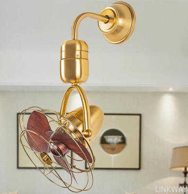 Oscillating Wall-mounted Ceiling Fan 3-Blade ABS Remote Control Outdoor Use BLDC Motor & Quiet Design