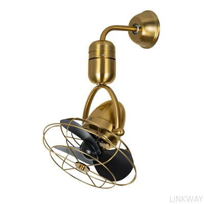 Oscillating Wall-mounted Ceiling Fan 3-Blade ABS Remote Control Outdoor Use BLDC Motor & Quiet Design