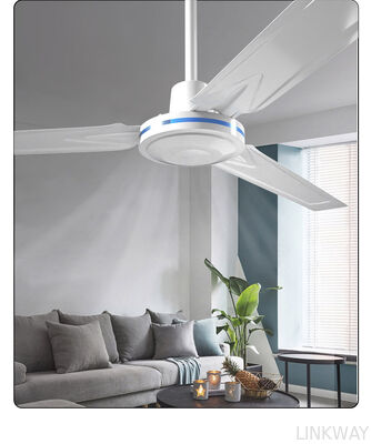High Quality 3 Blades Ceiling Fan Without Light Attractive Silver Five Wind Speed for Hotel Living Room