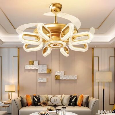 Hanging FanLight for Home Living Room Bedroom Dining Table Decoration Indoor Lighting LED  Ceiling  Fan with Light