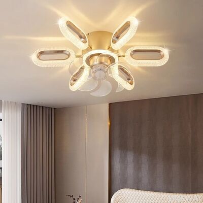 Hanging FanLight for Home Living Room Bedroom Dining Table Decoration Indoor Lighting LED  Ceiling  Fan with Light