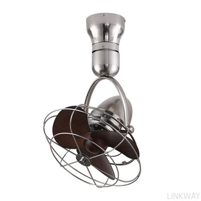 Decorative 16 Inch Ceiling and Wall Dual-Purpose Mounted Single Directional Oscillating Corner Ceiling Fans With Remote Control