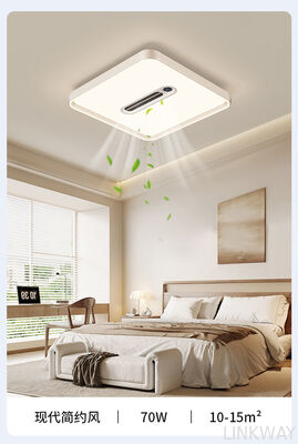 Modern Design Square Ceiling Fan High Quality Ceiling Fan With Light and Remote Control for Bedroom