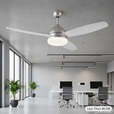 Less Than 40 DB Noise Level Modern LED Ceiling Fans Featuring Detachable Parts and Lighting Type LED for Office Environments
