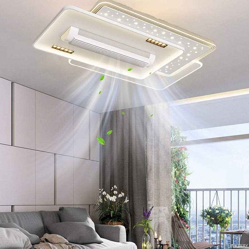 Manufacturer Modern Luxury Ceiling Fans Light , Smart LED Ceiling Fan With Remote Control
