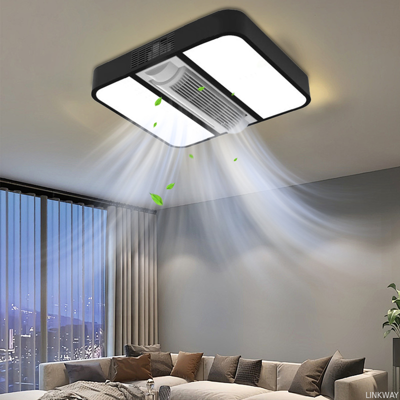 Manufacturer Modern Luxury Ceiling Fans Light , Smart LED Ceiling Fan With Remote Control