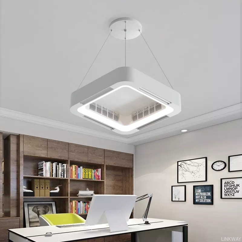 Wholesale factory Custom BLDC Ceiling Fan Remote Control Modern Bladeless Ceiling Fan With Light