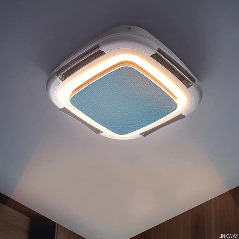 Wholesale factory High End Bladeless Ceiling Fans , Modern Smart Ceiling Fan With Lights And Remote Control