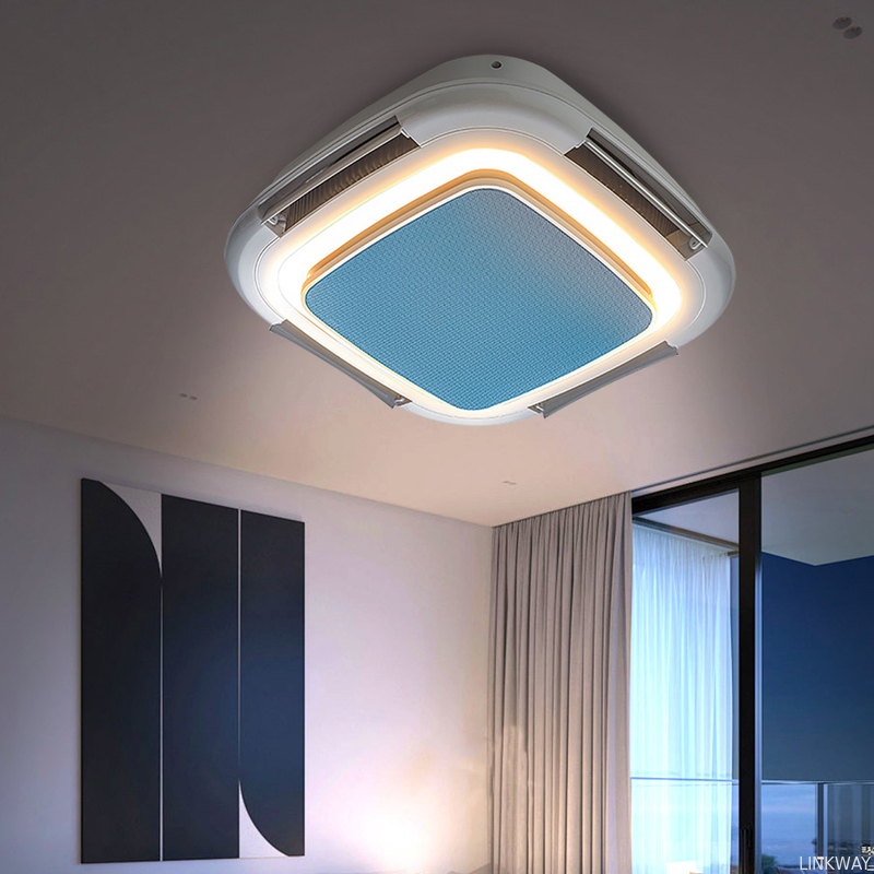 Wholesale factory High End Bladeless Ceiling Fans , Modern Smart Ceiling Fan With Lights And Remote Control