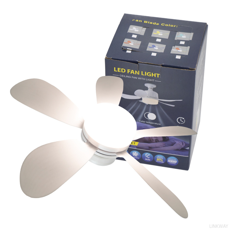 Manufacturer 16 Inch LED Ceiling Fan Lights Remote Control E27 Ventilador Ceiling Fan Lamp