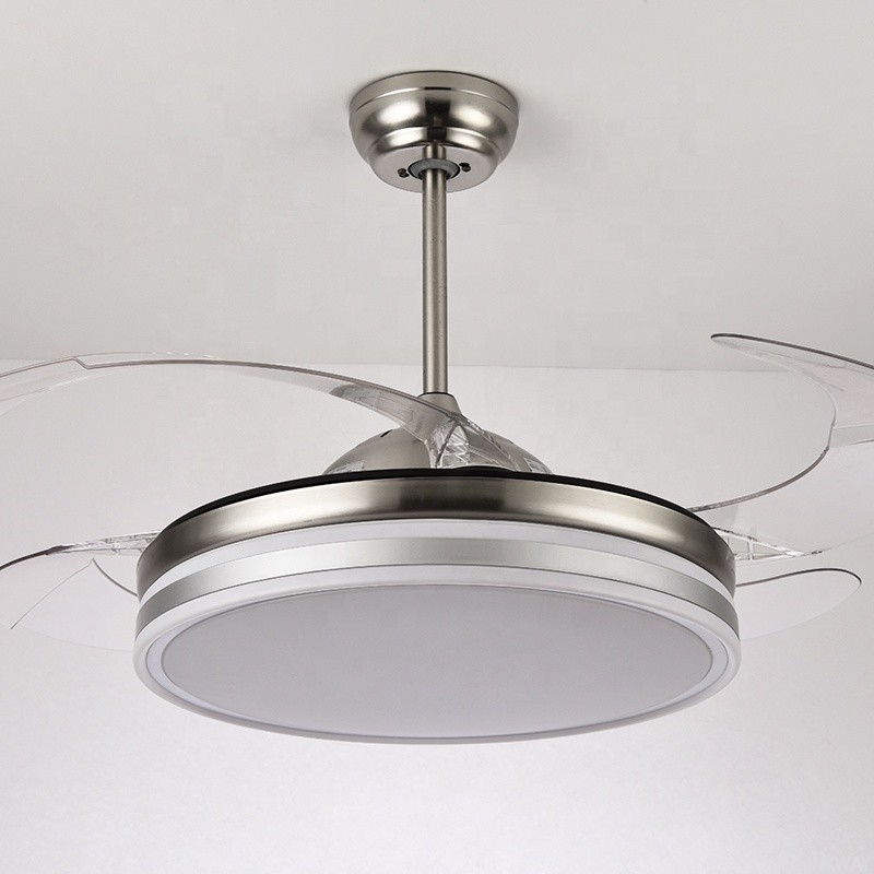 Factory 110V Modern LED Ceiling Lamp 42 Inch Remote Control Ceiling Fan With Light