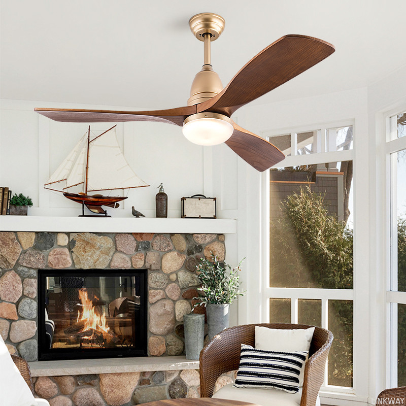 Manufacturer Modern 3 Blade Ceiling Fan 52 Inch Ceiling Fan With Light And Remote Control