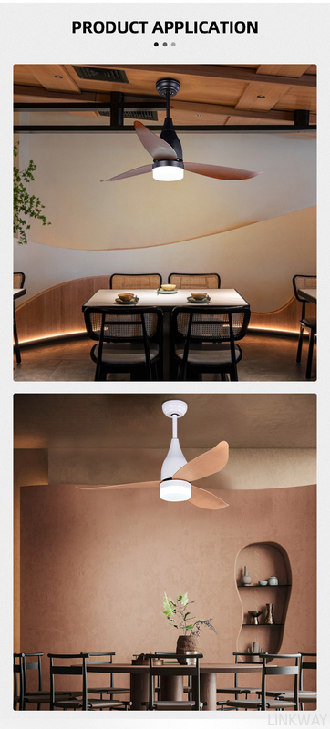 Wholesale    Decorative Flush Mount LED Ceiling Fan , DC Ceiling Fan With Light And Remote