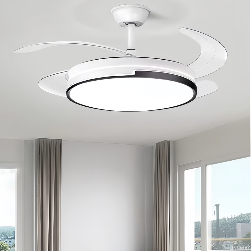 Wholesale factory Remote Control LED Ceiling Fan Lights , Modern LED Invisible Ceiling Fan With Light