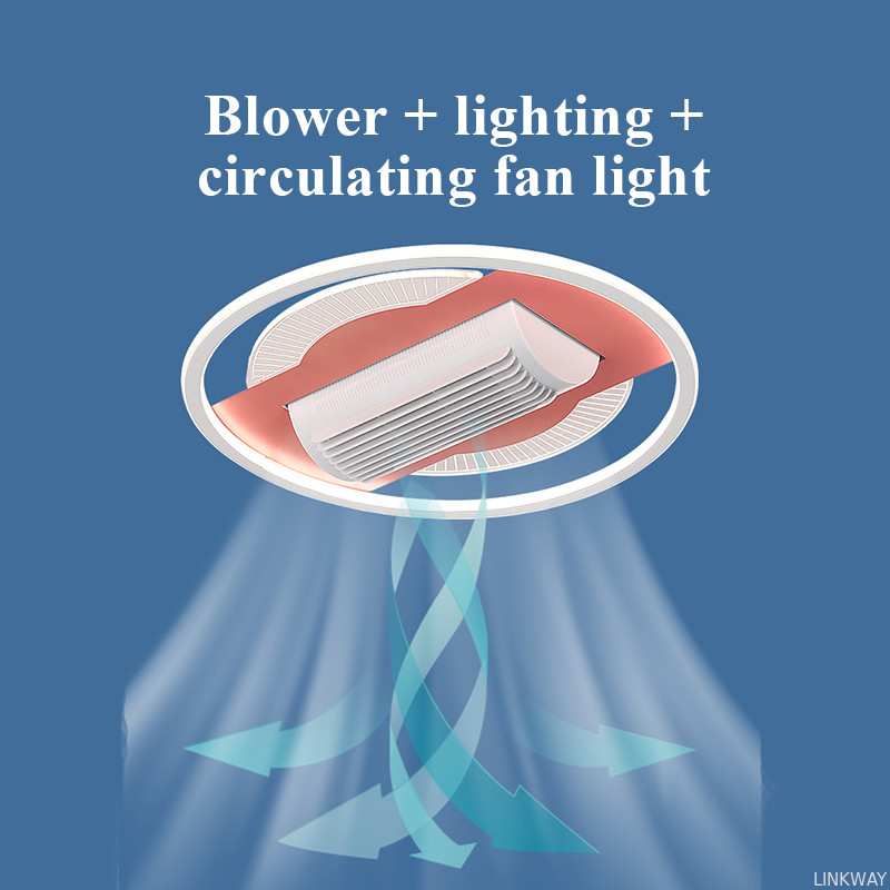 Manufacturer Remote Control Home Ceiling Fans 45W LED Silent Ceiling Fan With Light