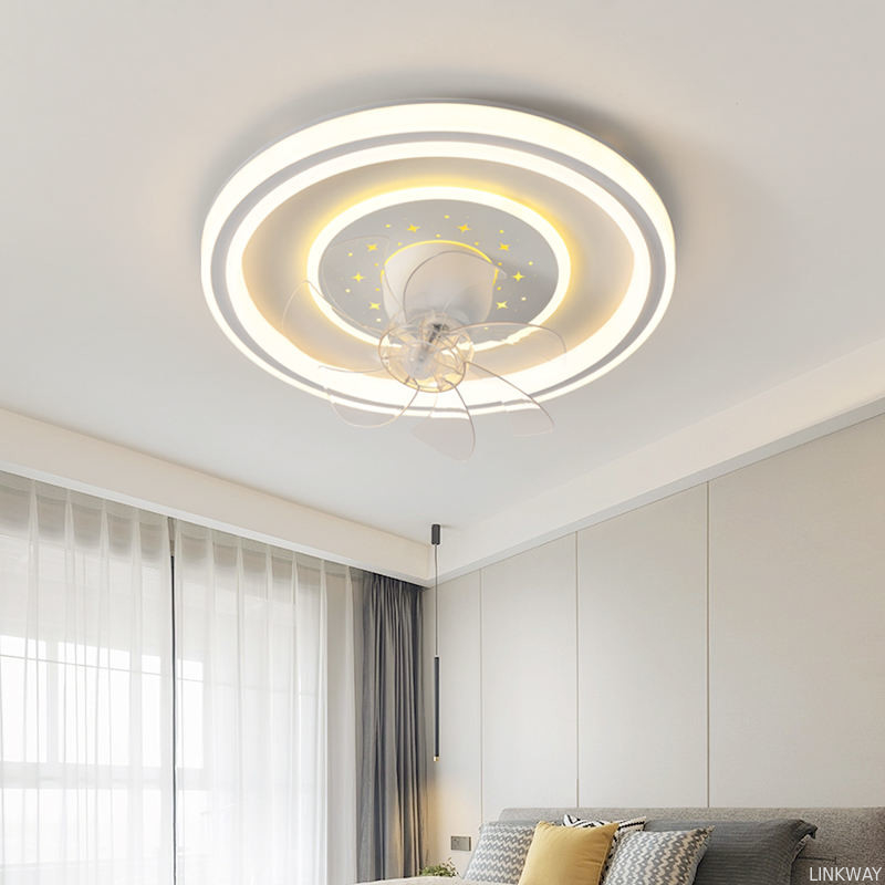 wholesale   Modern Minimalist Ceiling Fan Light , Creative Lighting Ceiling Fans Remote Control