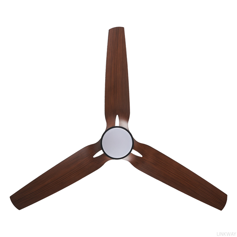 Wholesale factory Dimmable Remote Control ABS Ceiling Fan Light Helicopter DC Motor Modern LED Ceiling Fan