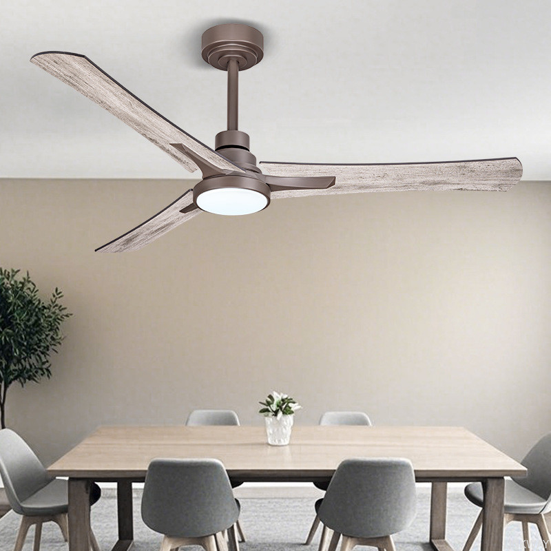 Wholesale factory Custom Adjustable Light Ceiling Fan , 3 Reversible Blade Ceiling Fan With Light And Remote