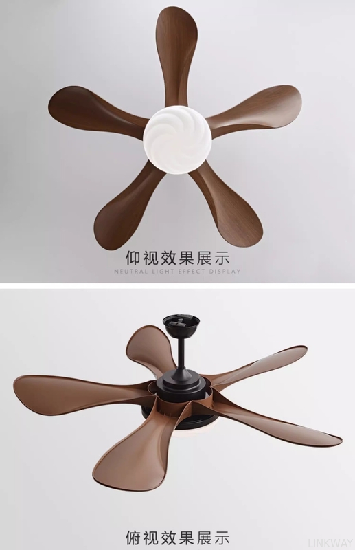 Manufacturer Cream Wind Wooden Blade 48 Inch Ceiling Fan With Light And Remote Control